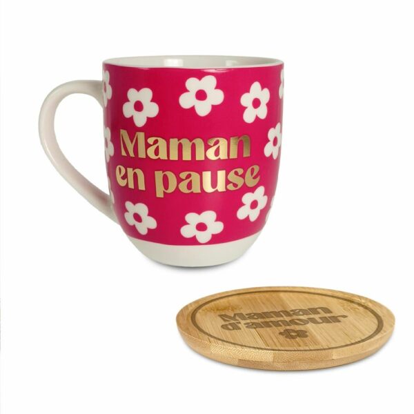 Coffret Cadeau Tasse Maman En Pause – Image 3