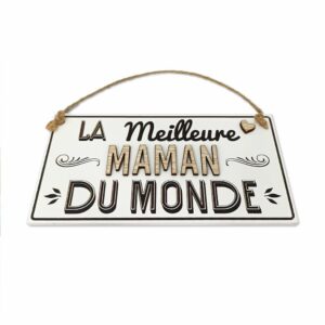 Plaque Bois « Meilleure Maman »