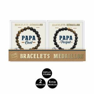 Bracelets Papa Medaillon 2 modèles