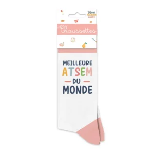 Chaussettes Meilleure ATSEM du Monde