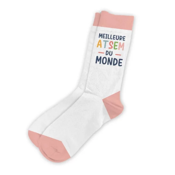 Chaussettes Meilleure ATSEM du Monde – Image 2