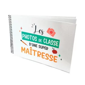 Album photo Maîtresse – Cadeau fin d’année