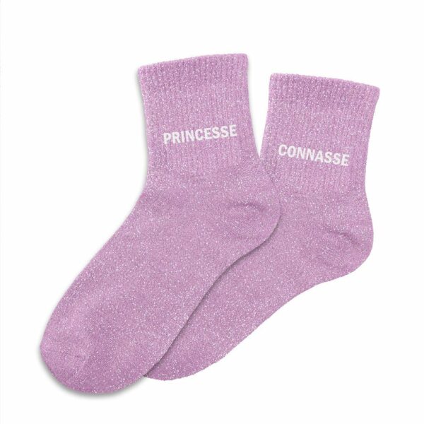Chaussettes Paillettes Duo Princesse Connasse – Image 3