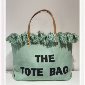 Sac THE TOTE BAG vert menthe