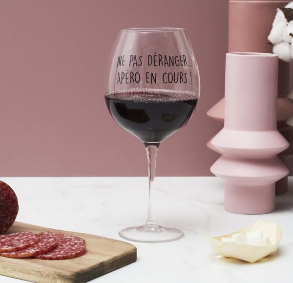 Verre à vin 75 cl Apéro en cours