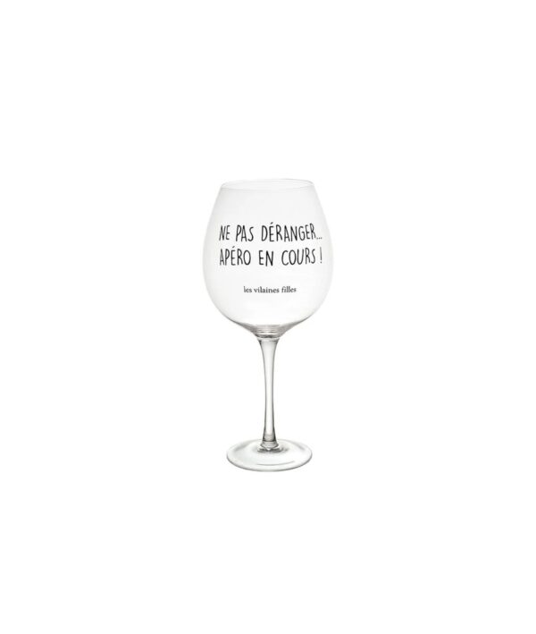 Verre à vin 75 cl Apéro en cours – Image 2