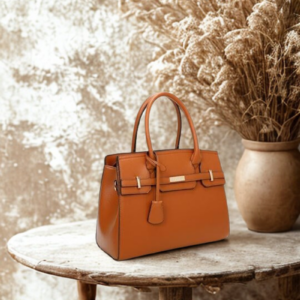 Sac Élégance Classique – Camel Chic