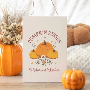 Décoration automne – Panneau suspendu d’automne et de chute