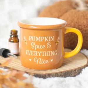 Décoration automne – Brûleur d’huile et chauffe-cire d’automne à la citrouille épicée
