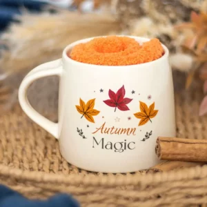 Ensemble Tasse Magique d’Automne et Chaussettes