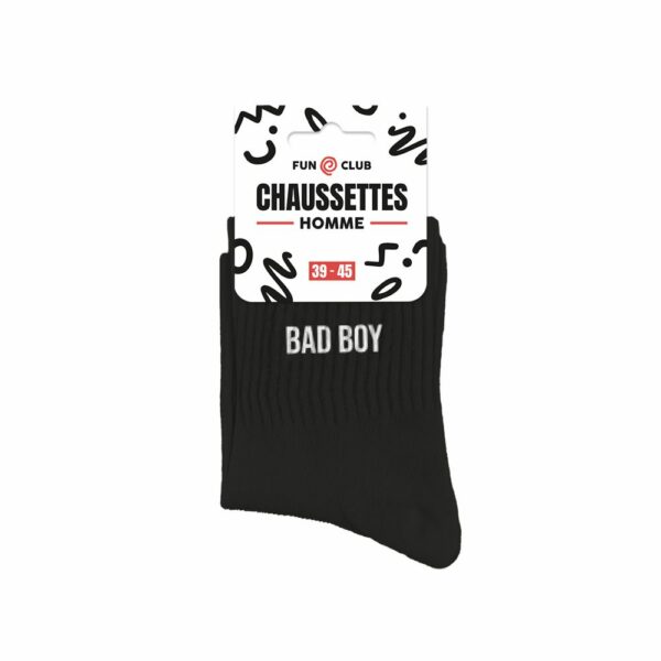 Chaussettes Noires Bad Boy Homme – Image 3