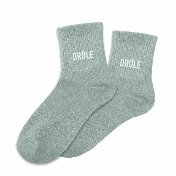 Chaussettes Paillettes Drôle
