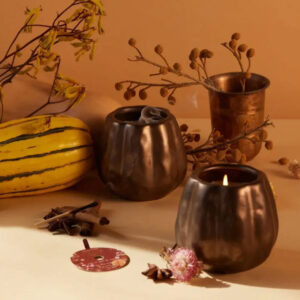 Pumpkin 283g Bronze Candle, Pumpkin & Spice – Paddywax